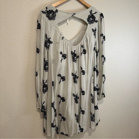 Free People White and Black Floral Mini Dress - Picture 12 of 16